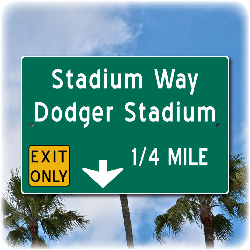 Los Angeles Dodgers Retro Pump Location Sign, Blue, Size NA, Rally House