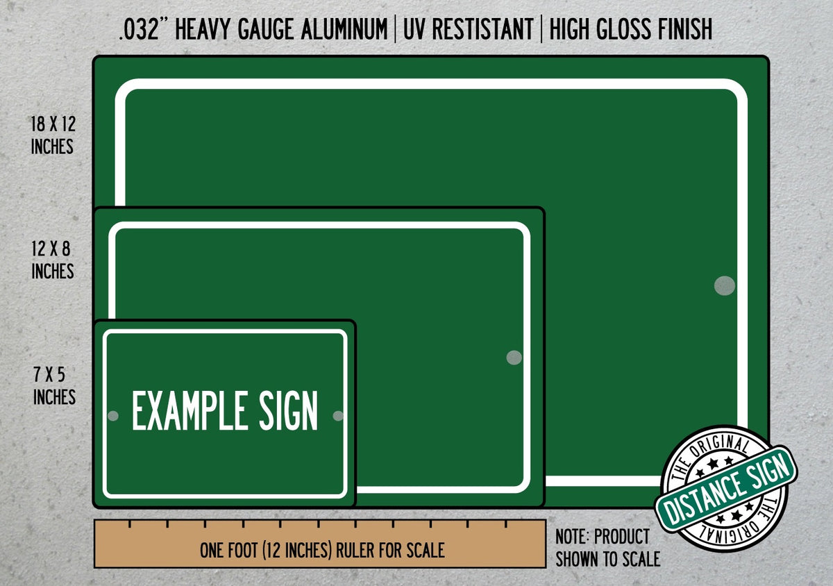 NEW YORK GIANTS Metlife Stadium Custom Highway Sign 