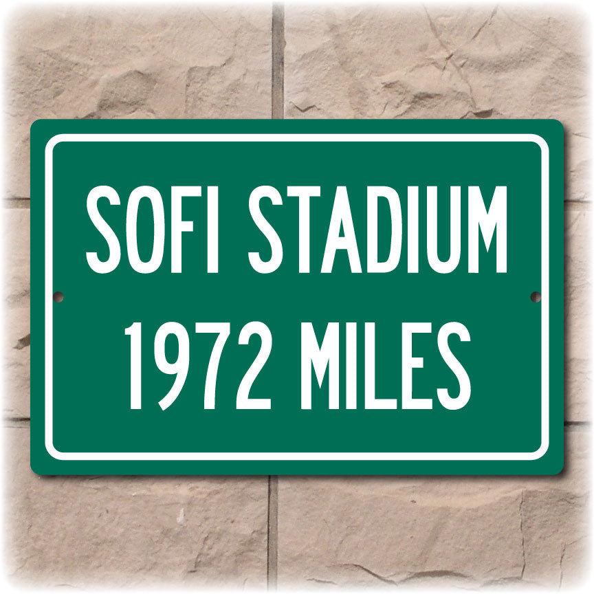 Los Angeles Rams Stadium Sign Sofi Stadium Sports Sign Man 